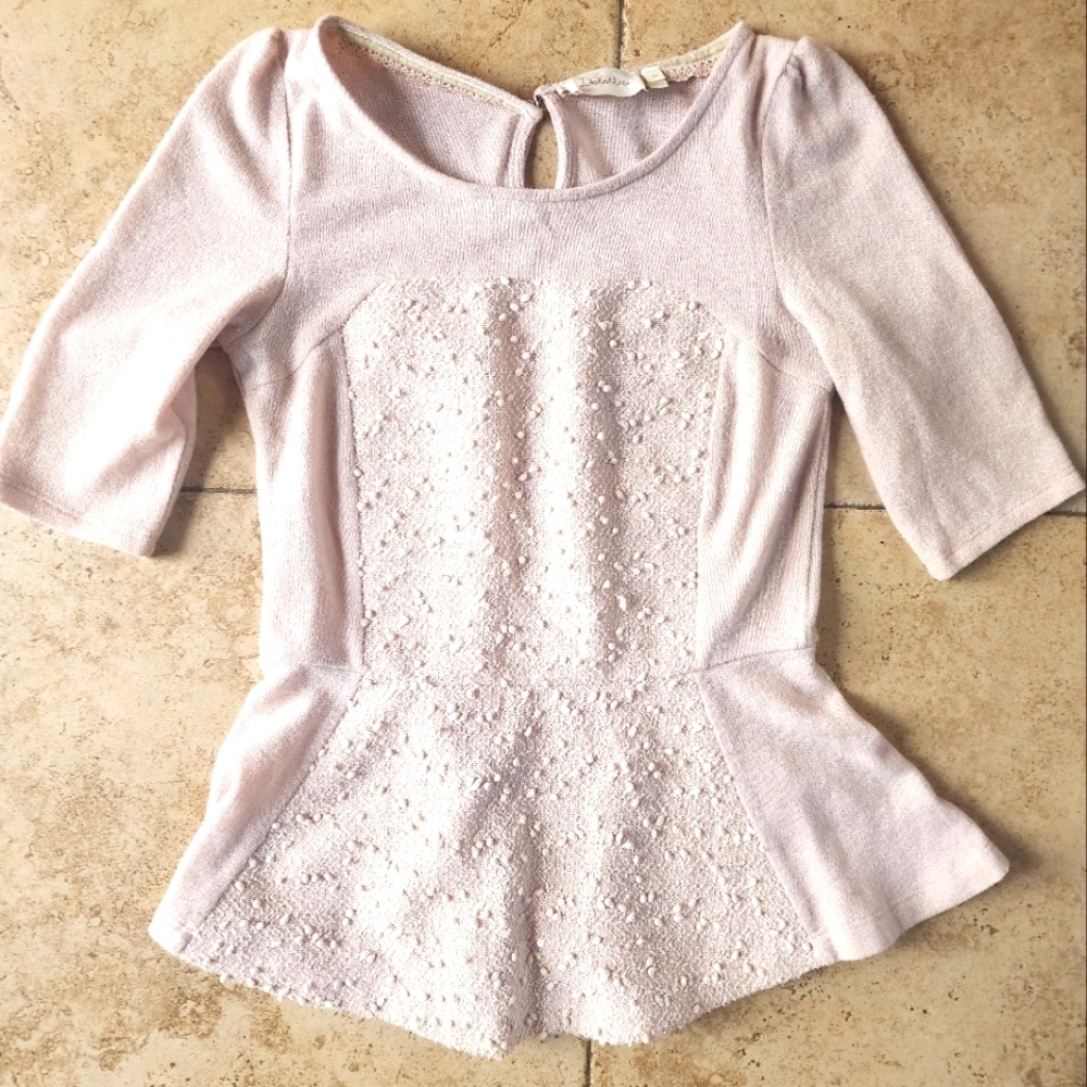 Deletta Peplum Sweater